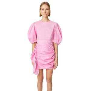 RHODE Women's Pia Dress Prism Pink Mini Ruched Size Medium